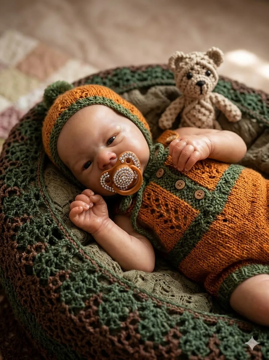 Ukázka úpravy fotografií reborn panenky 77